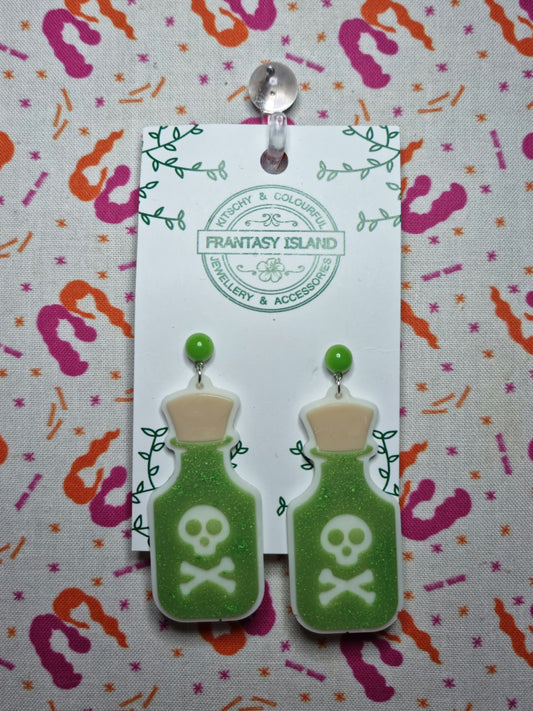 Poison Bottle Earrings