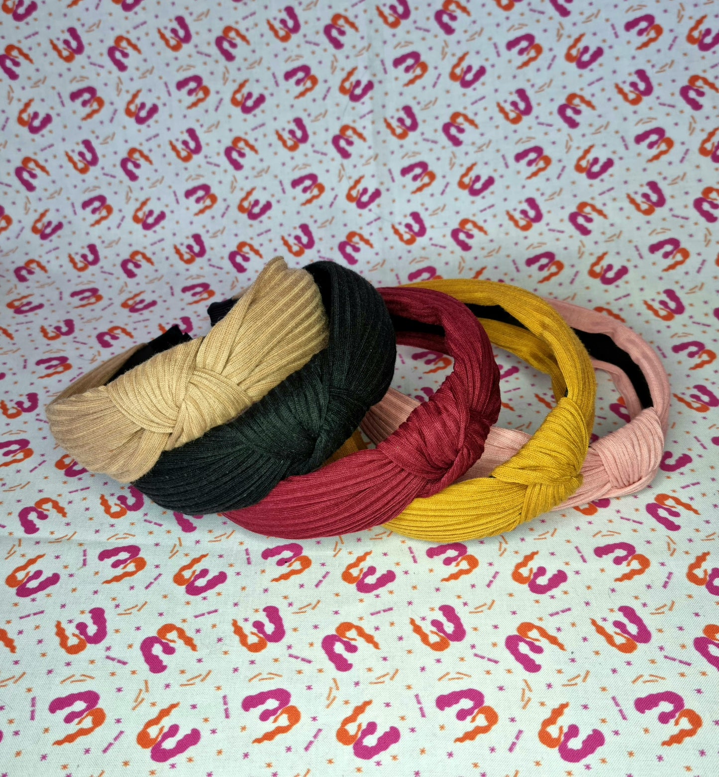 Turban Knot Hairbands - Ribbed Knit