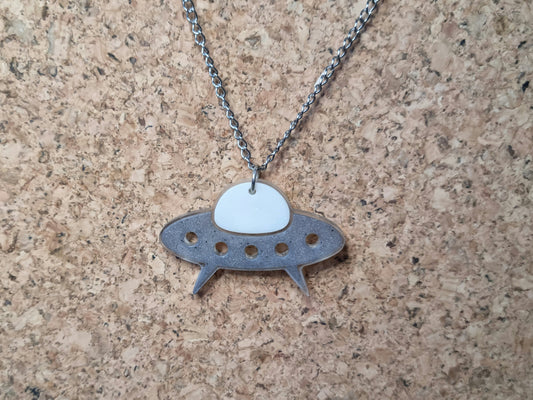 UFO Pendant Necklace