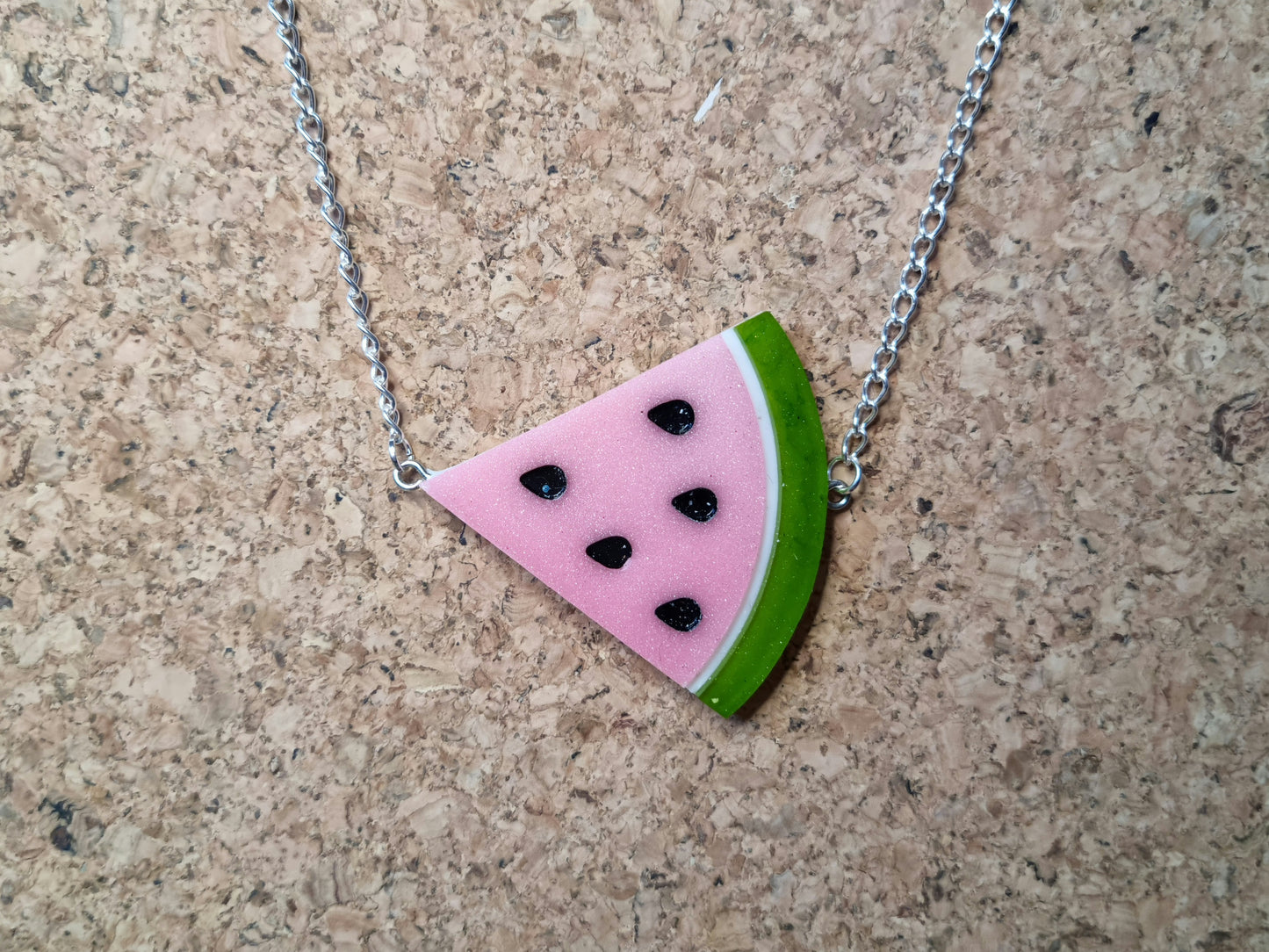 Watermelon Slice Necklace