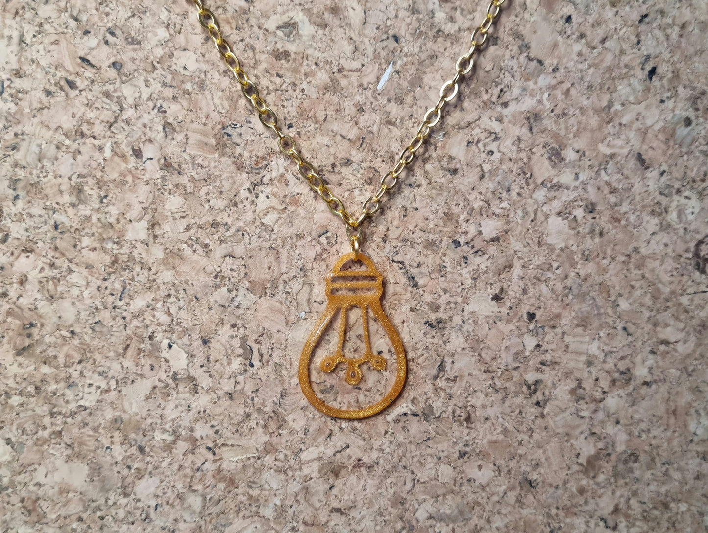 Lightbulb Necklace