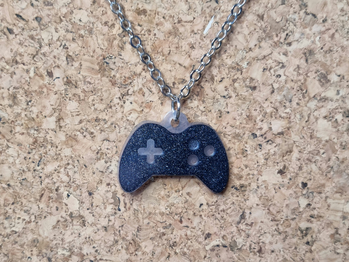 Game Controller Silhouette Necklace