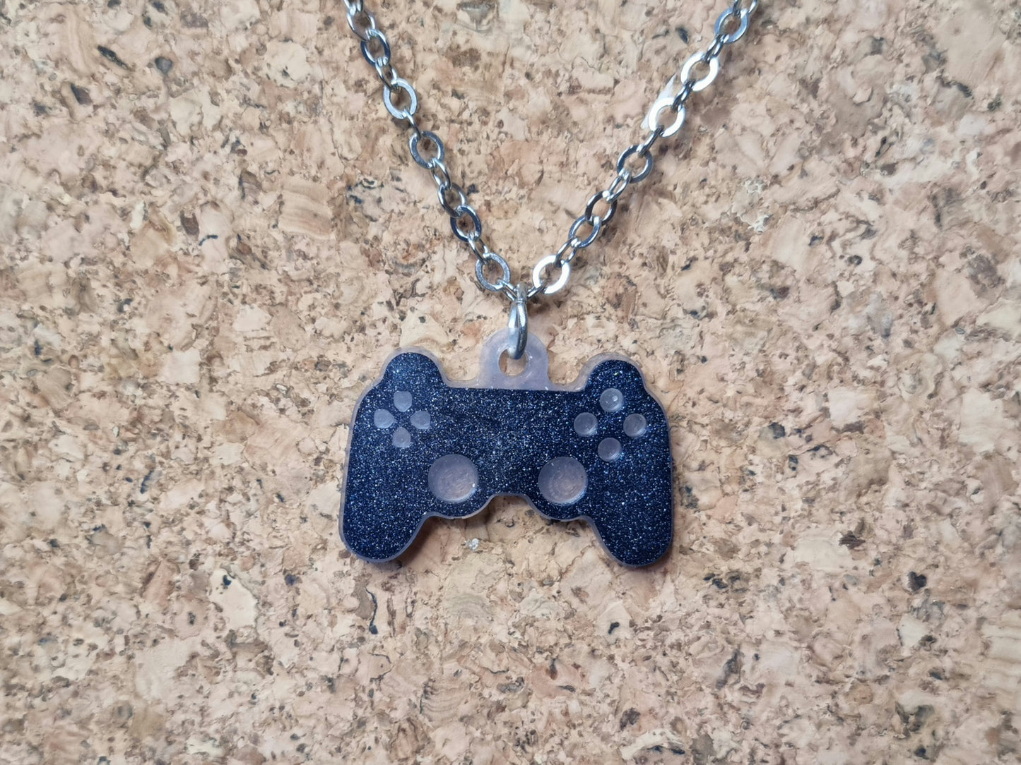 Game Controller Silhouette Necklace