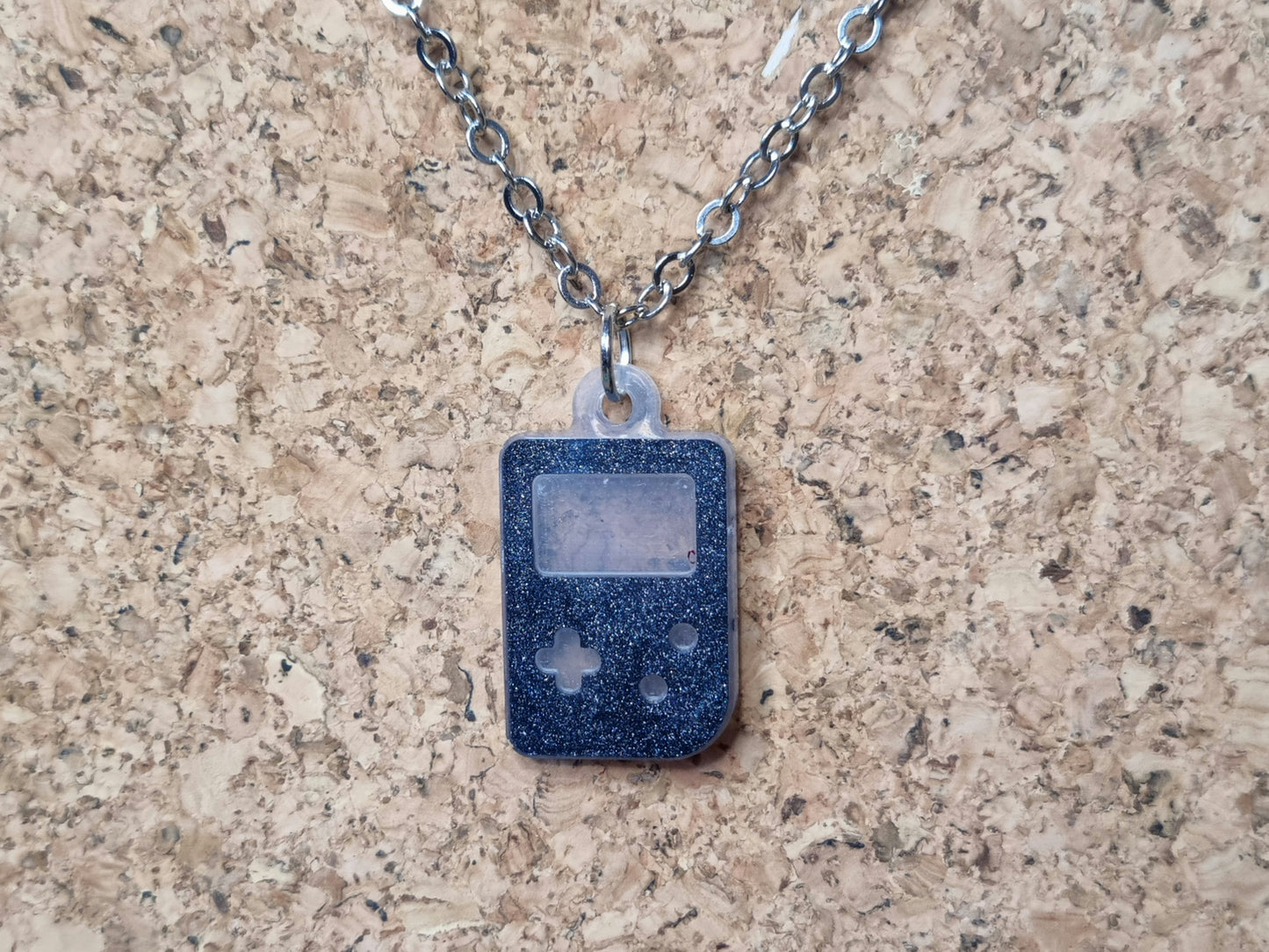 Retro GameBoy Silhouette Necklace