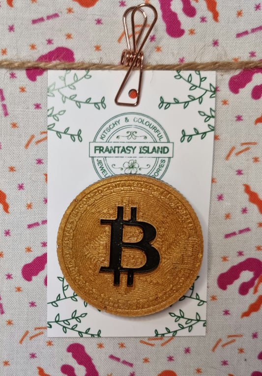 Bitcoin Brooch