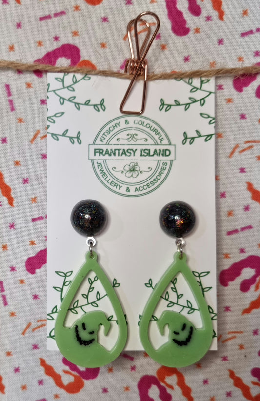 Oogie Boogie Silhouette Earrings