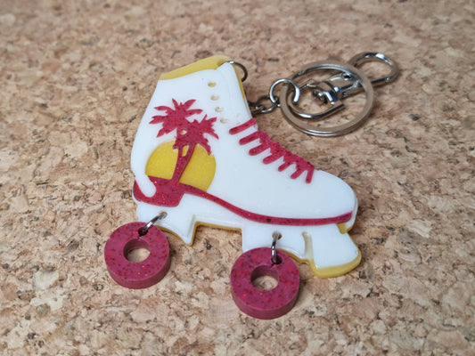 Retro Roller Skate Keychain