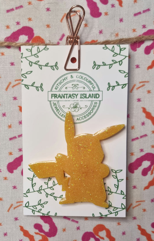 Pikachu Silhouette Pin
