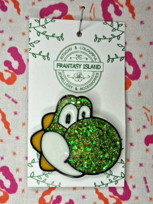 Yoshi Brooch