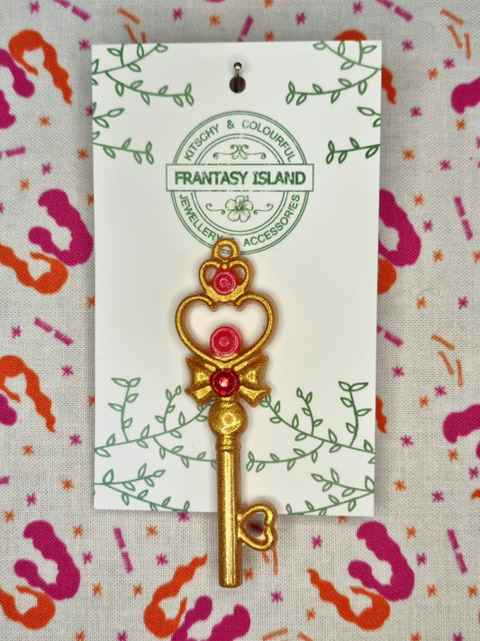 Crystal Time Key Pin