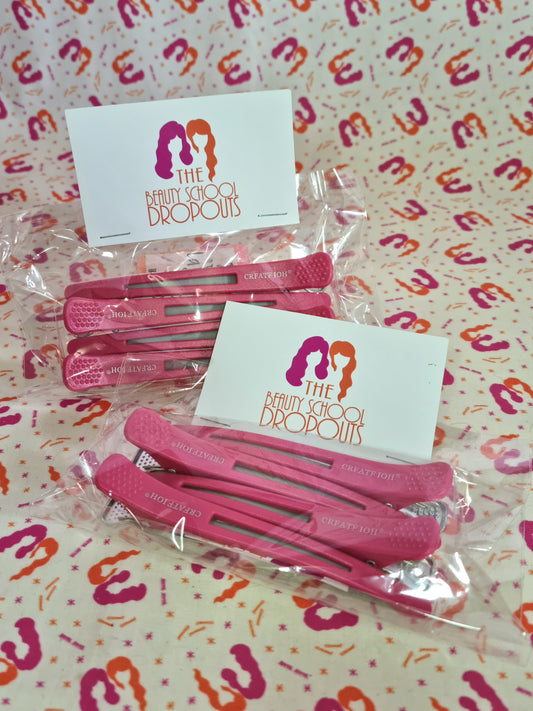 Pink Duckbill Sectioning Clips