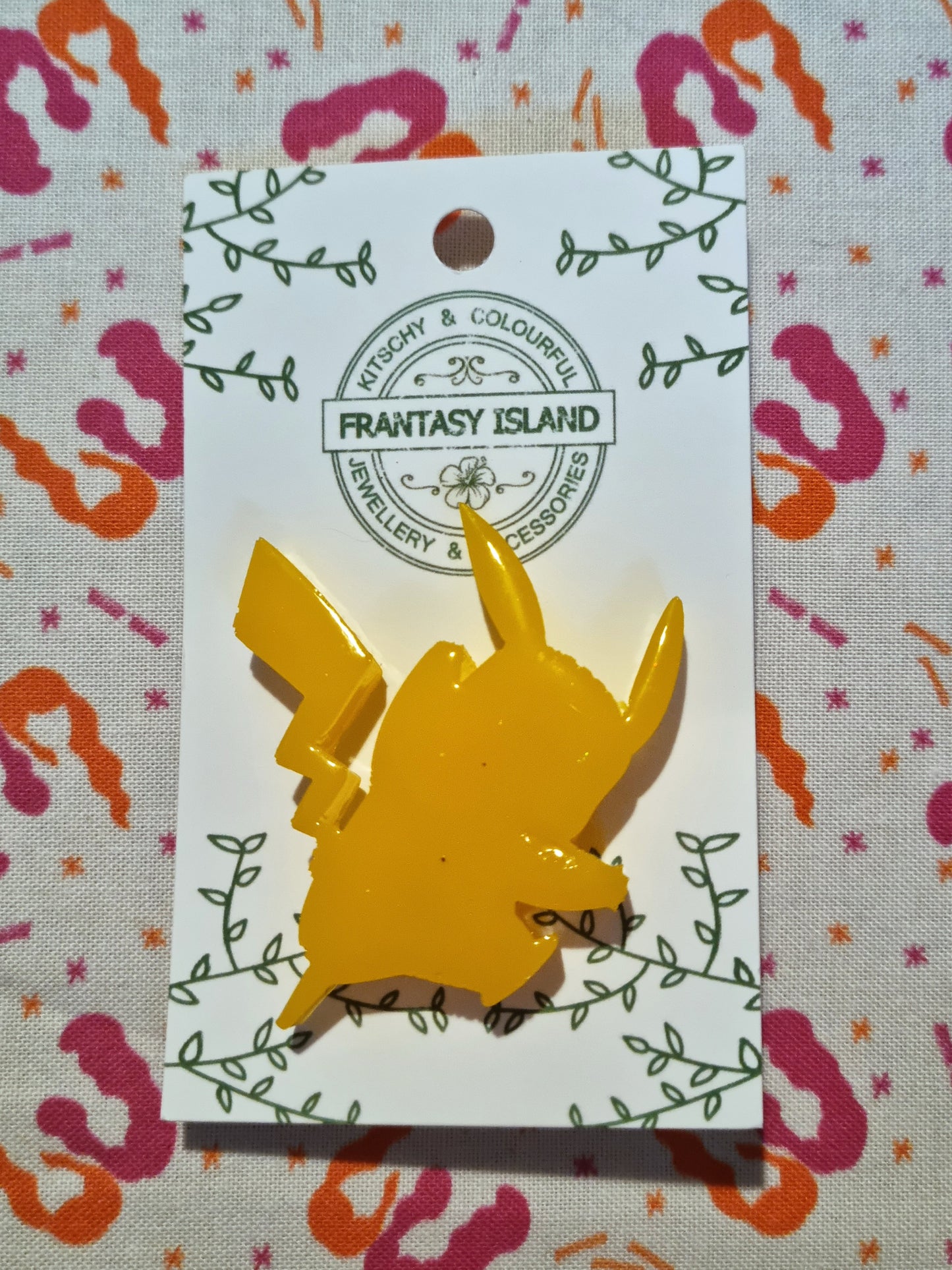 Pikachu Silhouette Pin