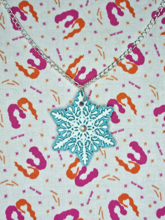 Winter Wonderland Snowflake Necklace