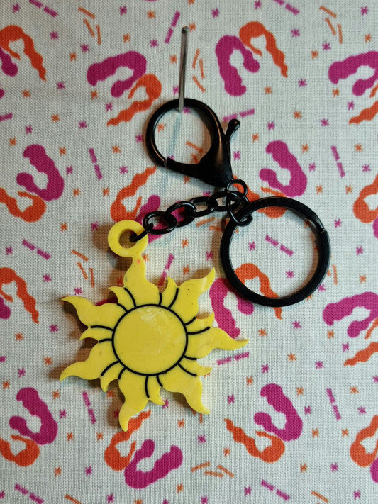 Corona Sun Keychain - Opaque