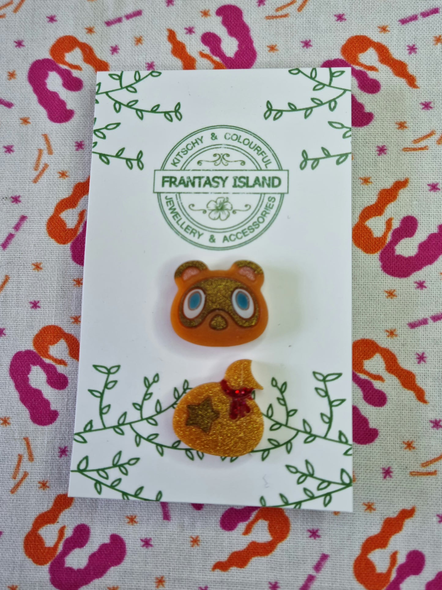 Tom Nook / Bell Bag Pin Bundle