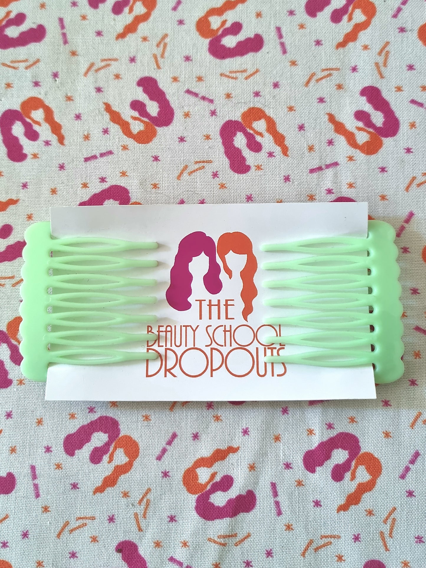 Candy Coloured Mini Side Combs - 2 Pack