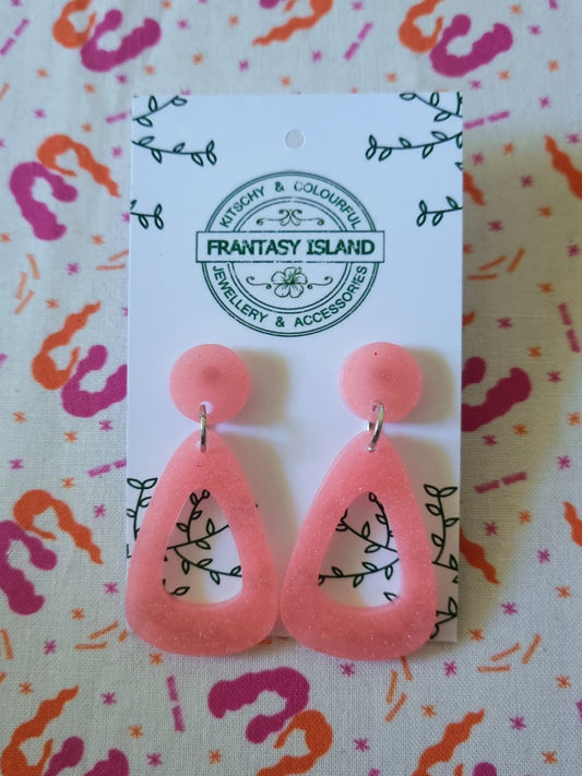 Ballet Pink Teardrops