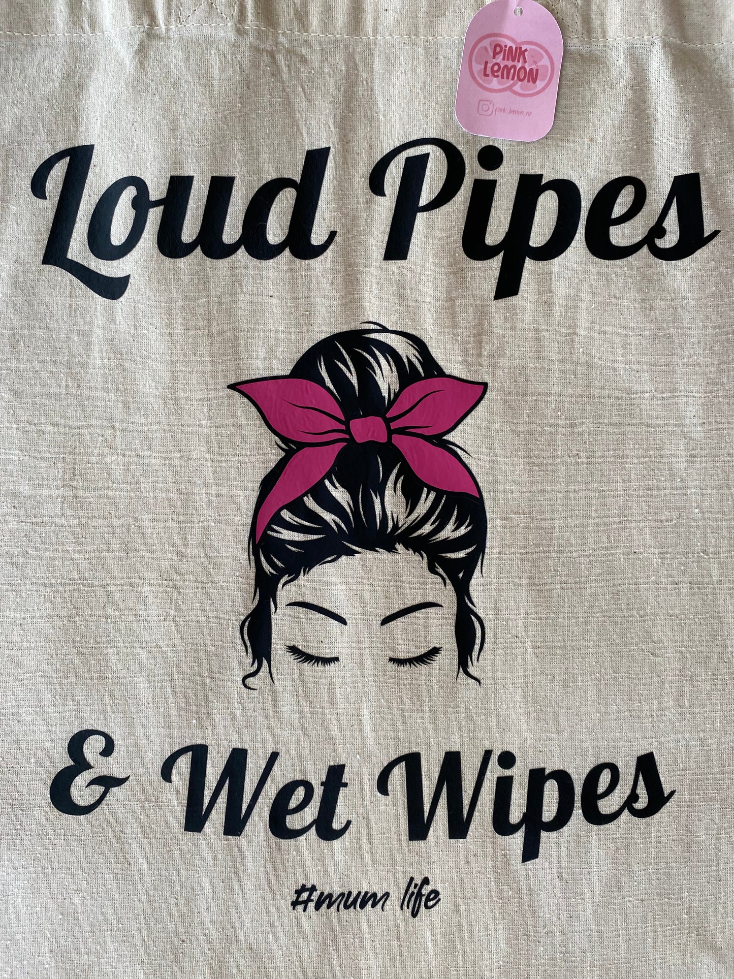 Tote - Loud Pipes & Wet Wipes